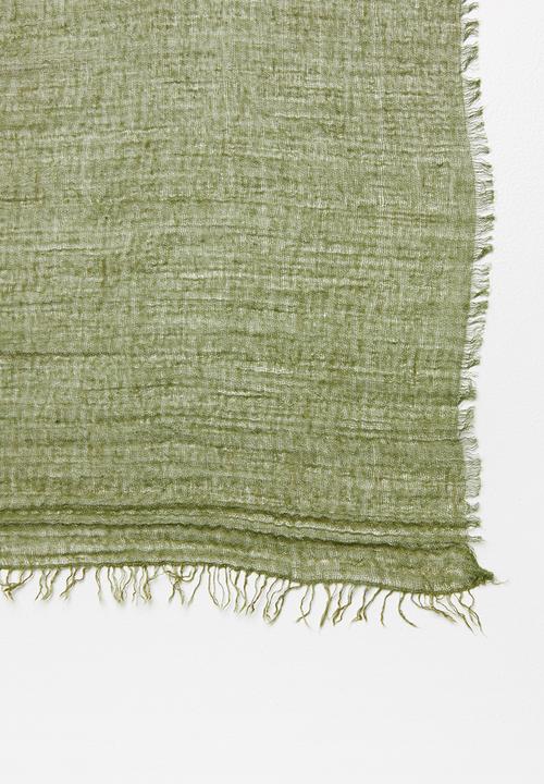 Jack & Jones - Bonn woven scarf - green