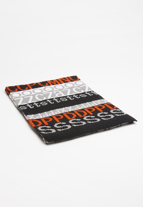 Superbalist - Slogan scarf - black & white