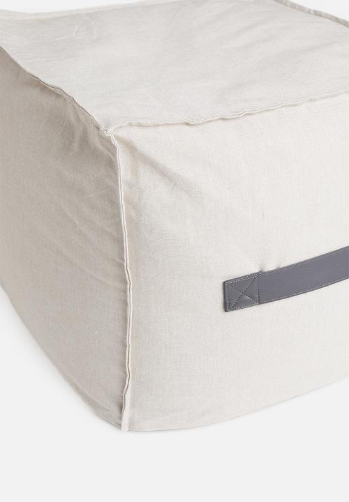Sixth Floor - Twill ottoman - natural