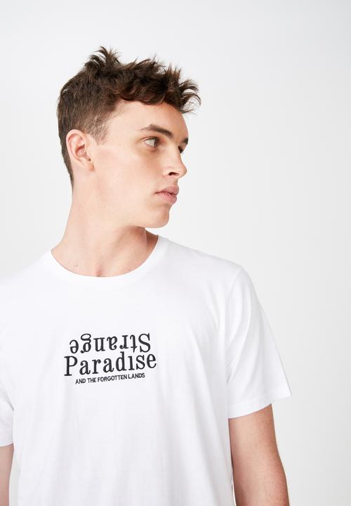 Cotton On - Tbar short sleeve urban tee - white