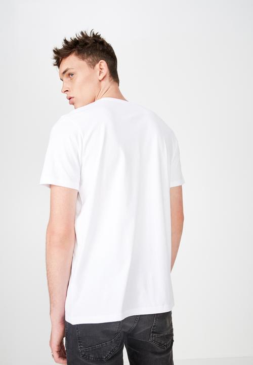 Cotton On - Tbar short sleeve urban tee - white