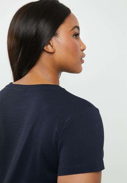 POLO - Plus size allie short sleeve tee - navy