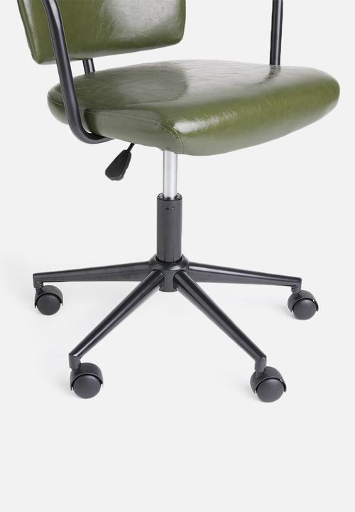 Sixth Floor - Boston office chair - green