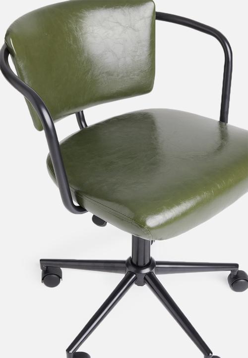 Sixth Floor - Boston office chair - green