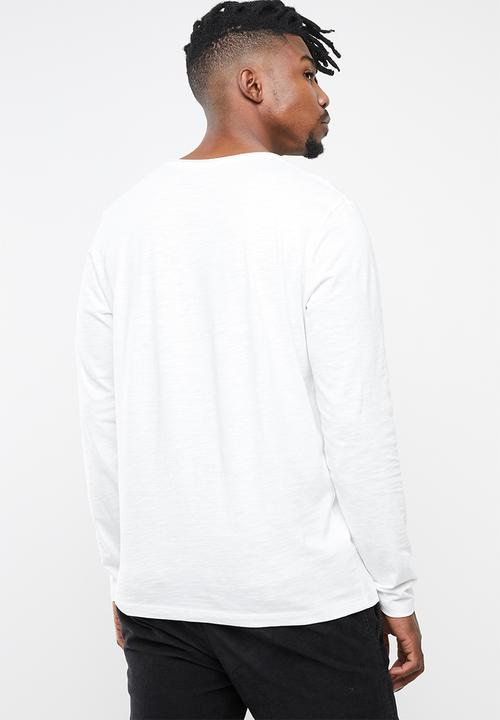 Jack & Jones - Birch regular fit tee - white