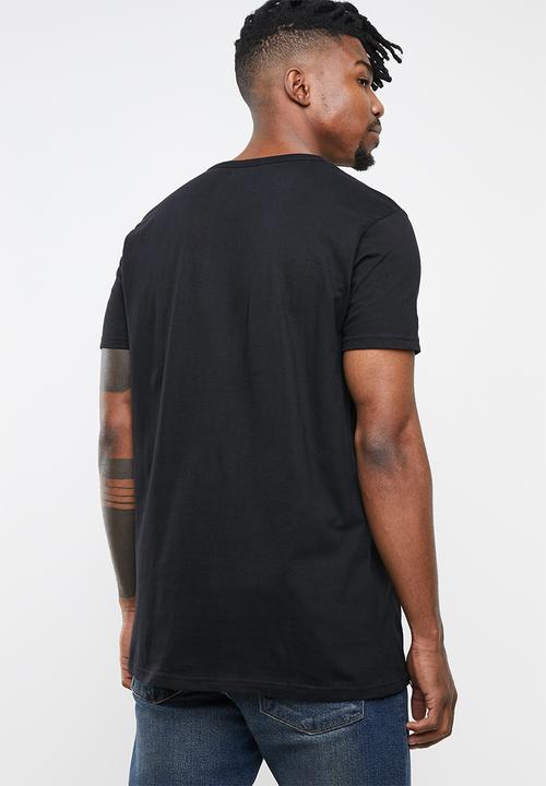 Brave Soul - Falcon crew neck tee - black