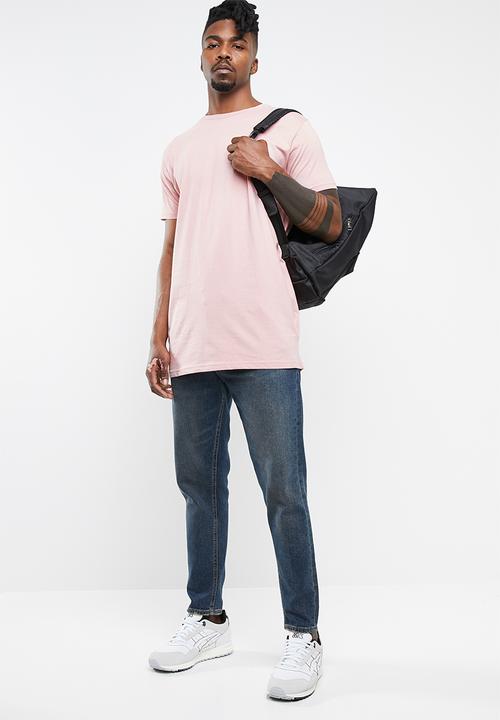 Brave Soul - Harrele longer length tee - pink