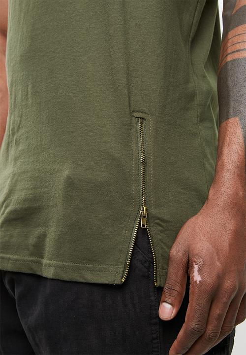 Brave Soul - Falcon crew neck tee - khaki