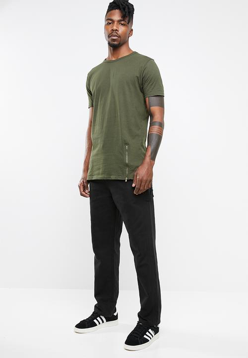 Brave Soul - Falcon crew neck tee - khaki
