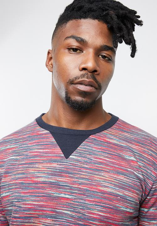 Brave Soul - Galton crew neck sweater - multi