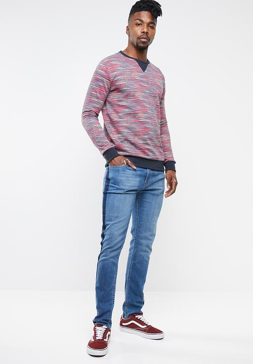 Brave Soul - Galton crew neck sweater - multi