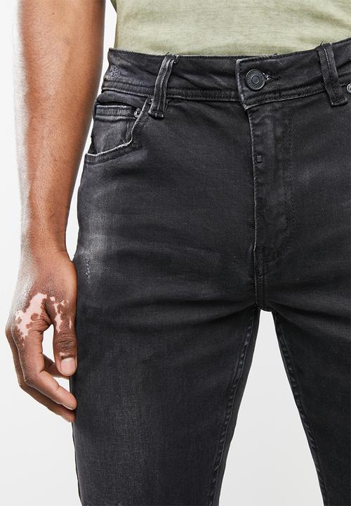 S.P.C.C - The ebony ripped jeans - black