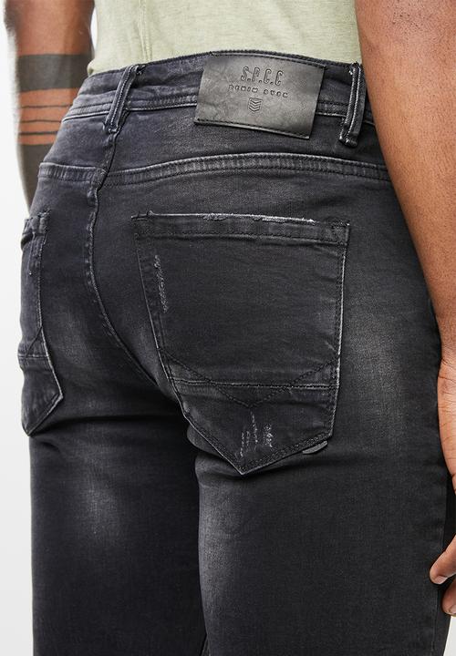 S.P.C.C - The ebony ripped jeans - black