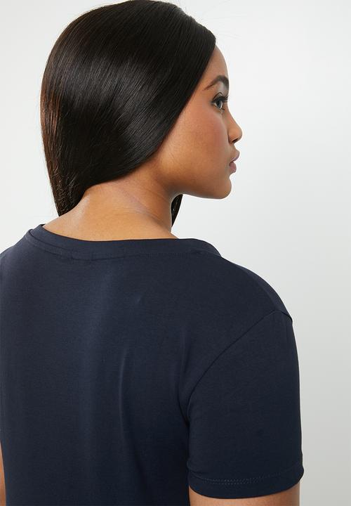 POLO - Plus size kelly short sleeve tee - navy