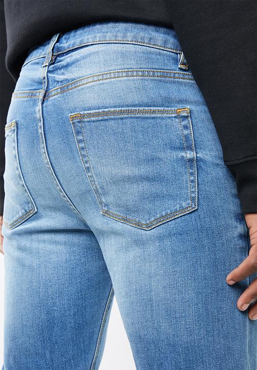 Superbalist - Slim knee slice jeans - blue