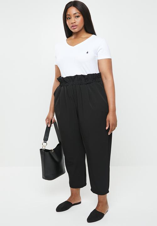 POLO - Plus size kelly short sleeve tee - white