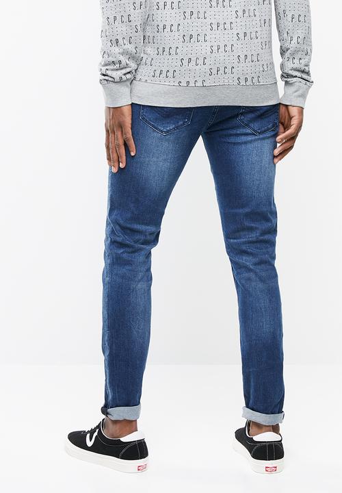 S.P.C.C - The shadow stitch skinny fit jeans - blue 