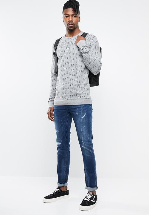S.P.C.C - The shadow stitch skinny fit jeans - blue 