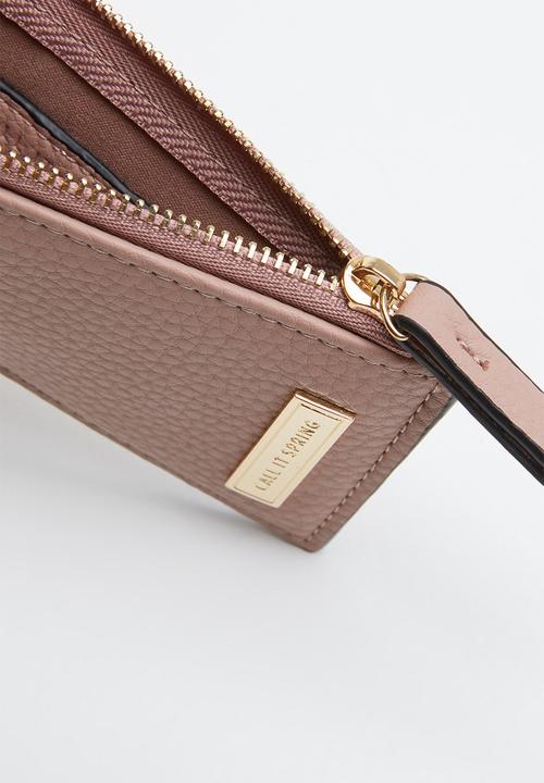 Call It Spring - Faux leather wallet - pink