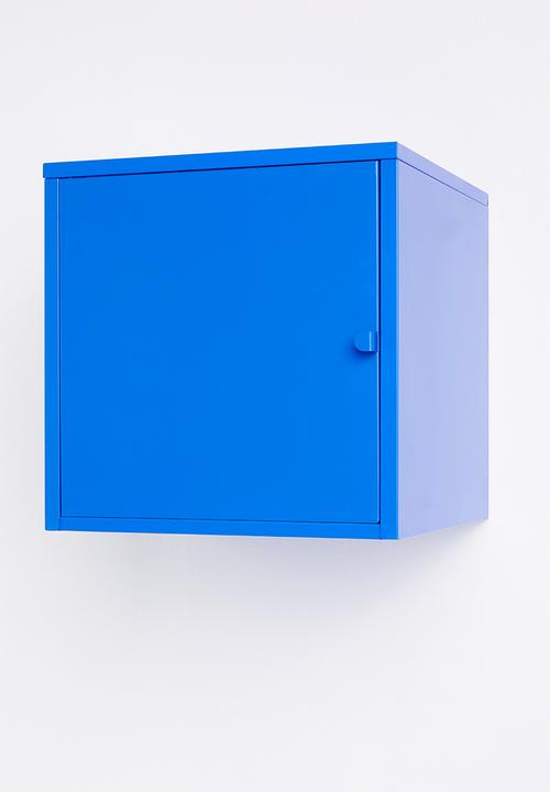 Sixth Floor - Fritz wall storage cube - navy