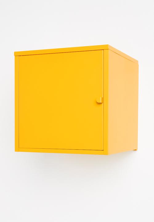 Sixth Floor - Fritz wall storage cube - yellow
