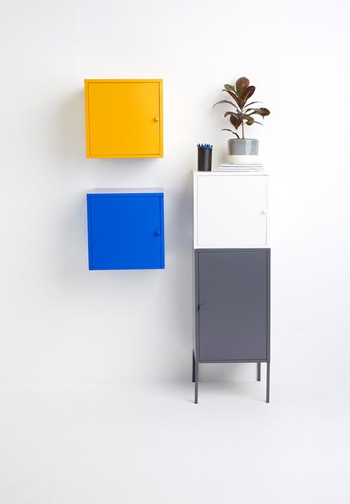 Sixth Floor - Fritz wall storage cube - yellow