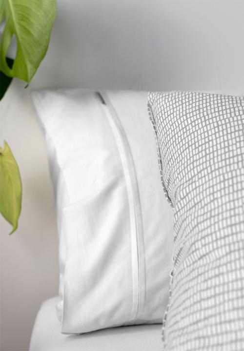 Linen House - Deena flannelette duvet cover set - grey