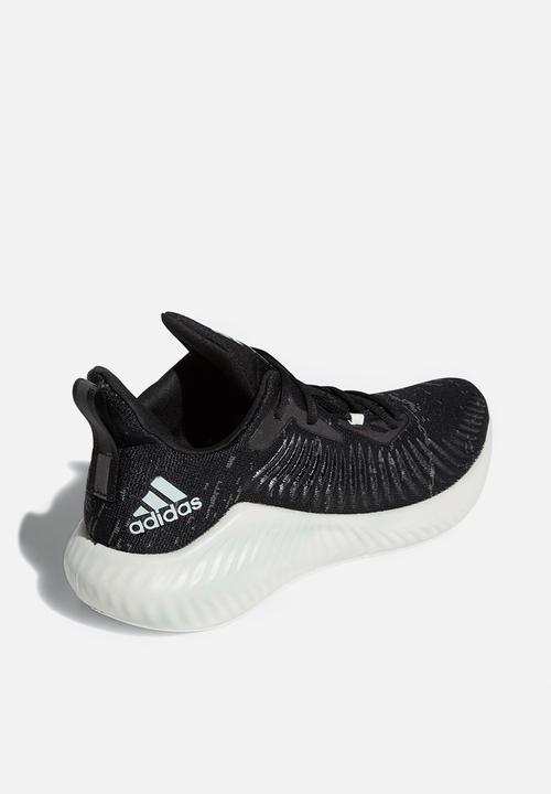 adidas Performance - Alphabounce+ Run Parley M - core black/linen green/ftwr white