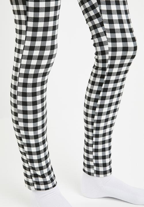 Superbalist - Upstyled leggings - black & white