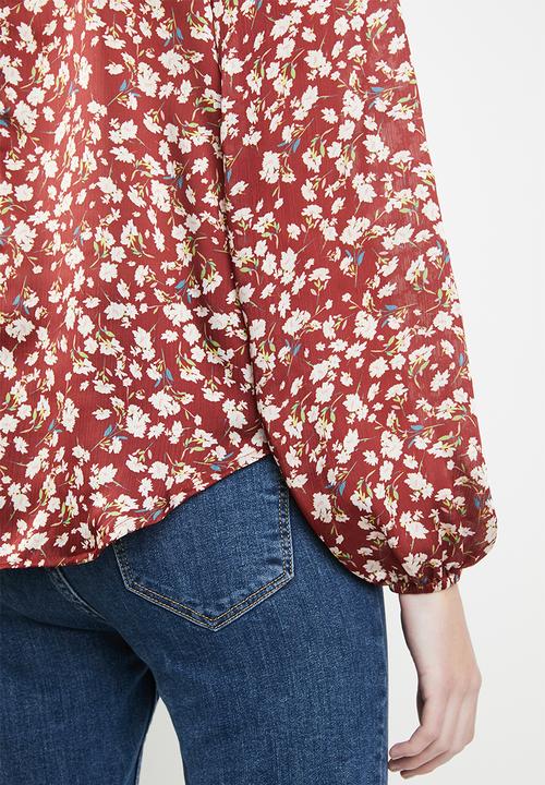 Superbalist - Kitty bow blouse - multi 