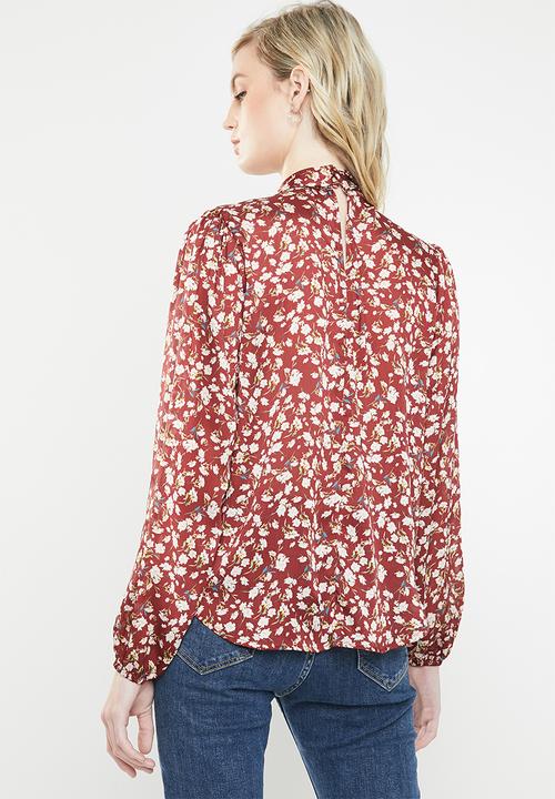 Superbalist - Kitty bow blouse - multi 
