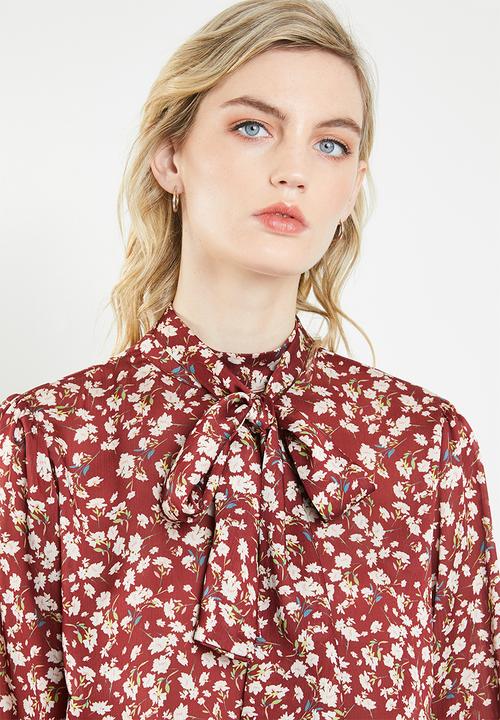 Superbalist - Kitty bow blouse - multi 