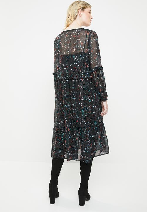 ONLY - Ziva Caroline dress - black
