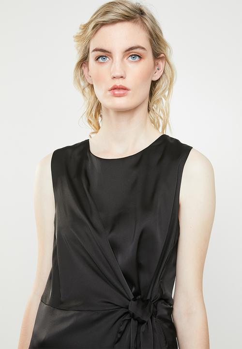Vero Moda - Lush sleeveless bow top - black