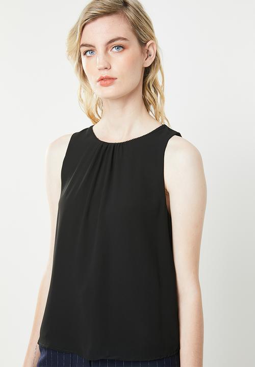 Jacqueline de Yong - Abigail sleeveless top - black