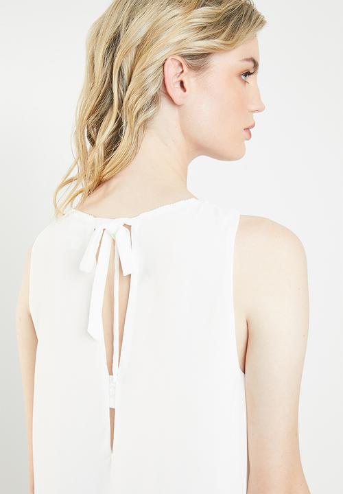 Jacqueline de Yong - Abigail sleeveless top - cream