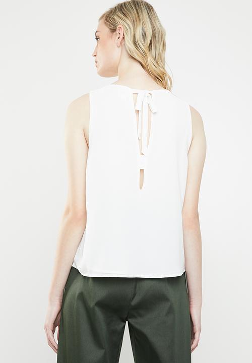 Jacqueline de Yong - Abigail sleeveless top - cream