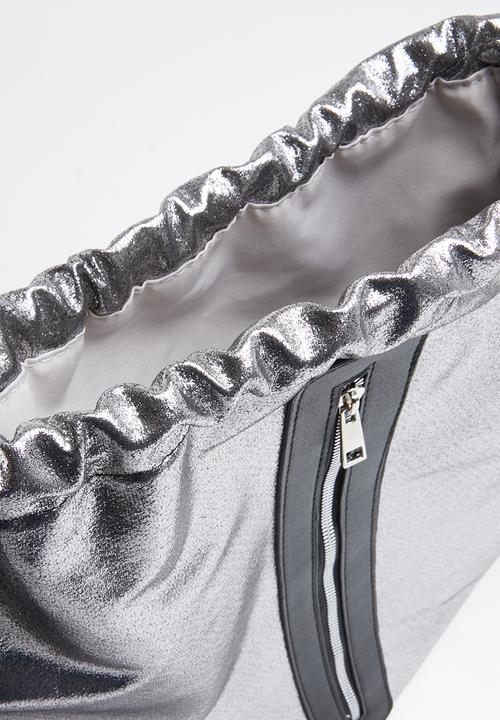 Pop Candy - Drawstring bag - silver