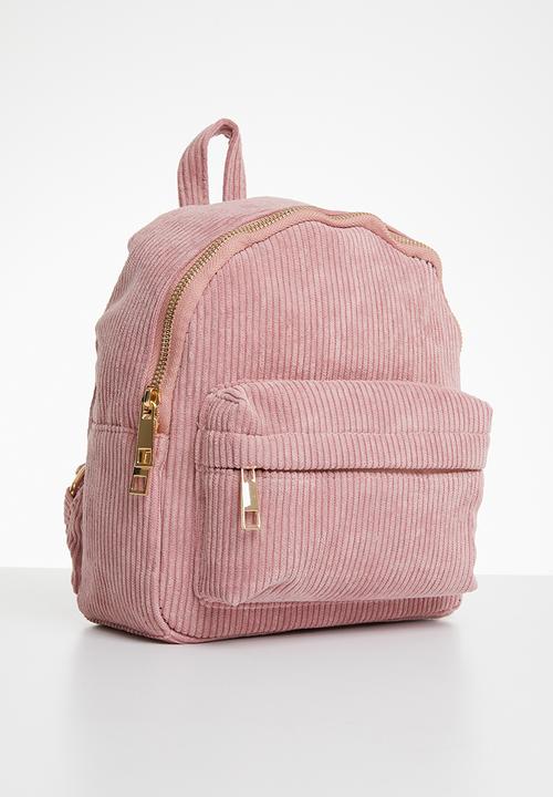 Pop Candy - Corduroy backpack - pink