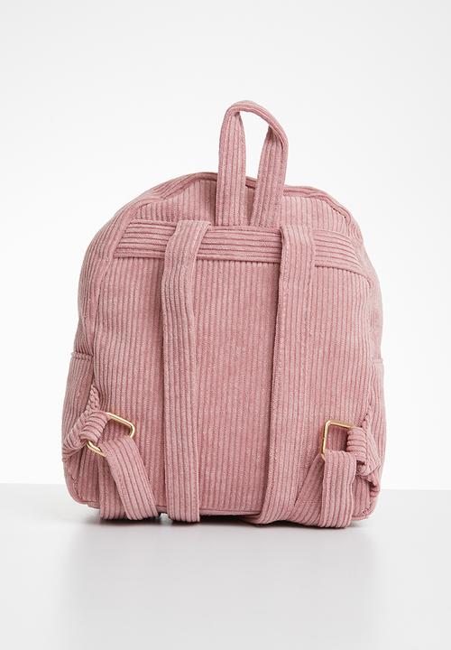 Pop Candy - Corduroy backpack - pink