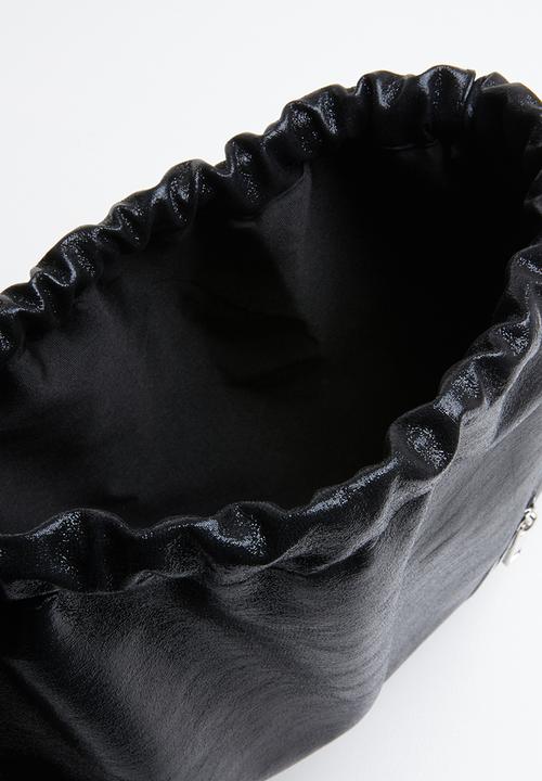 Pop Candy - Drawstring bag with zips - black