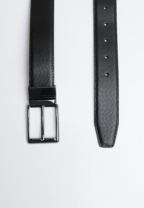 ALDO - Kaelania belt - black & brown