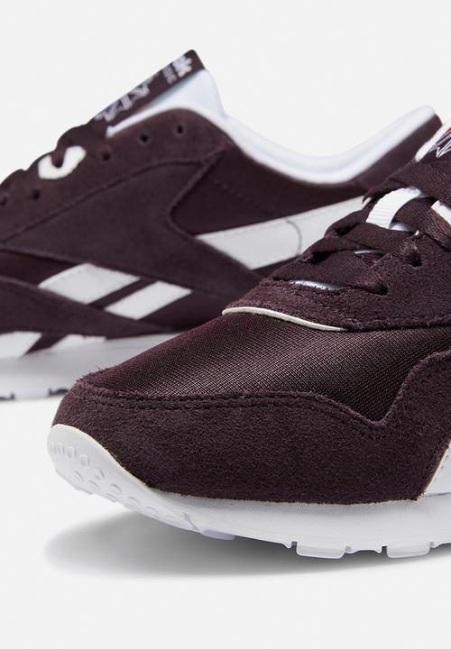 Reebok Classic - Cl Nylon - eggplant/white/eggplant