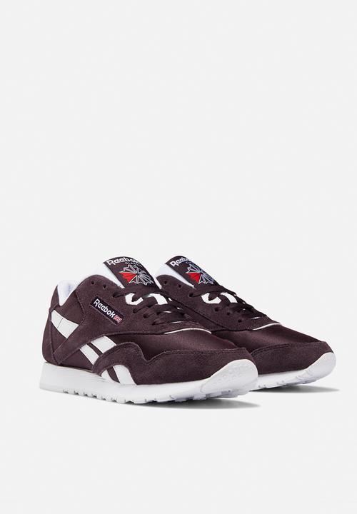 Reebok Classic - Cl Nylon - eggplant/white/eggplant