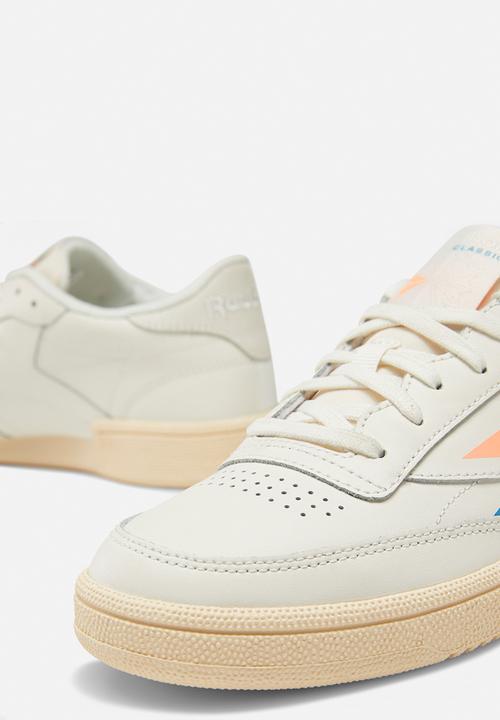 Reebok - Club C 85 - chalk/bone/sunglow/cyan