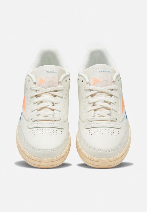 Reebok - Club C 85 - chalk/bone/sunglow/cyan