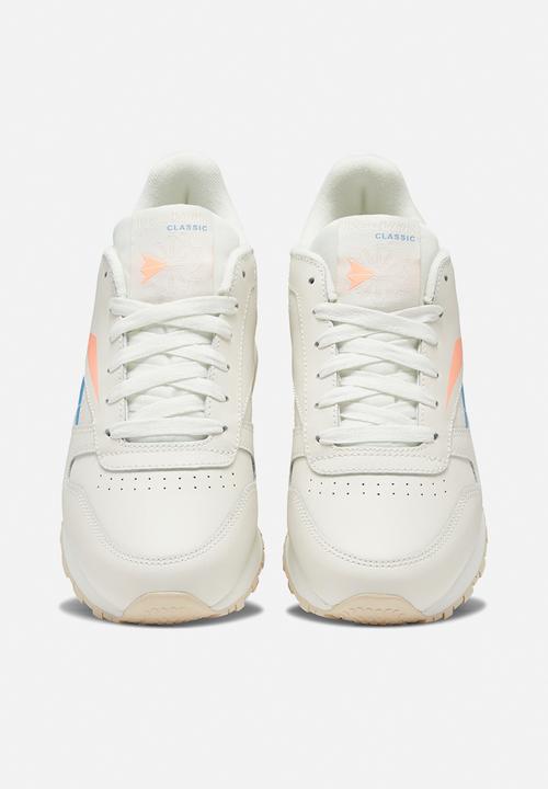 Reebok Classic - Cl Lthr - chalk/cyan/sunglow/bone