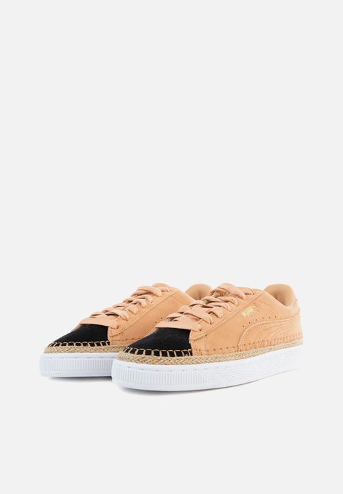 PUMA - Suede Sneakerdrille - toast-Puma black