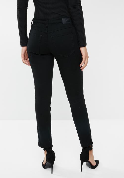 Diesel  - Babhila mid cropped jean - black