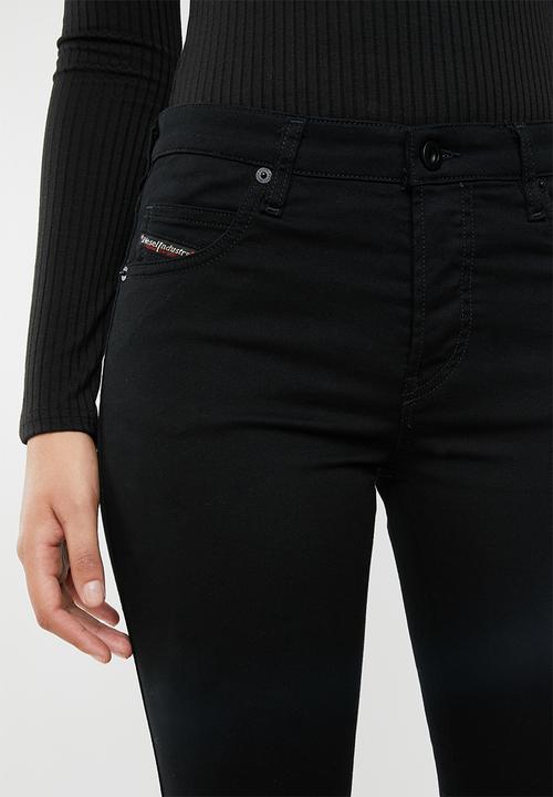 Diesel  - Babhila mid cropped jean - black